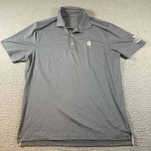 MENS JOHNNIE-O SIZE‎ L GOLF/POLO SHIRT SHORT SLEEVE LT GRAY EUC